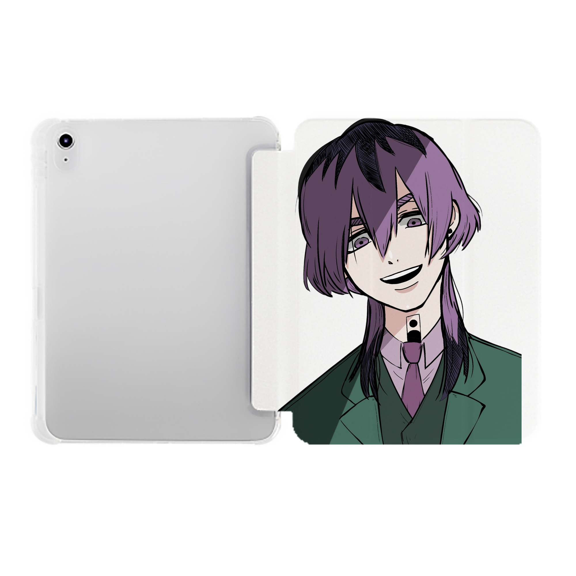 （画像用） 東京リベンジャーズ Tokyo Revengers IPad ケース ペン収納付き 三つ折りスタンド PUレザー×シリコン 対応機種9.5/10.5/10.9インチ